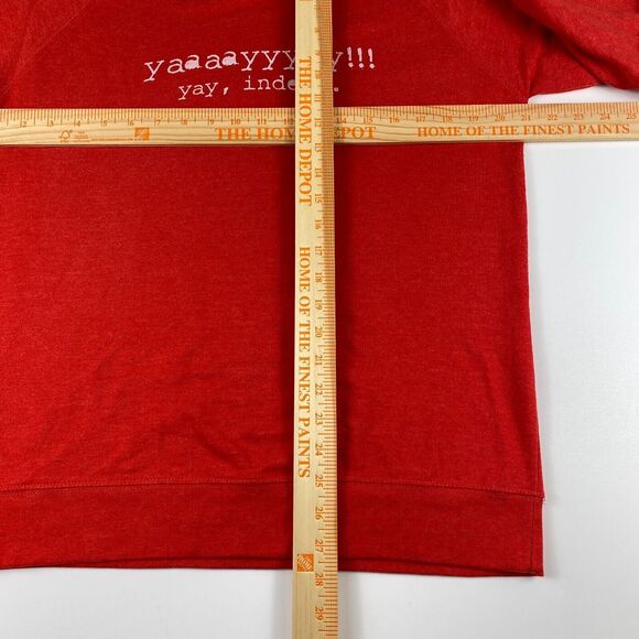 Small Town Murder Podcast Yay, indeed. Crew Neck Sweatshirt Unisex L Red - Picture 10 of 10